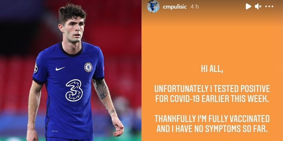 Chelsea, Pulisic salta l'Arsenal: “Sono vaccinato ma ho il Covid“