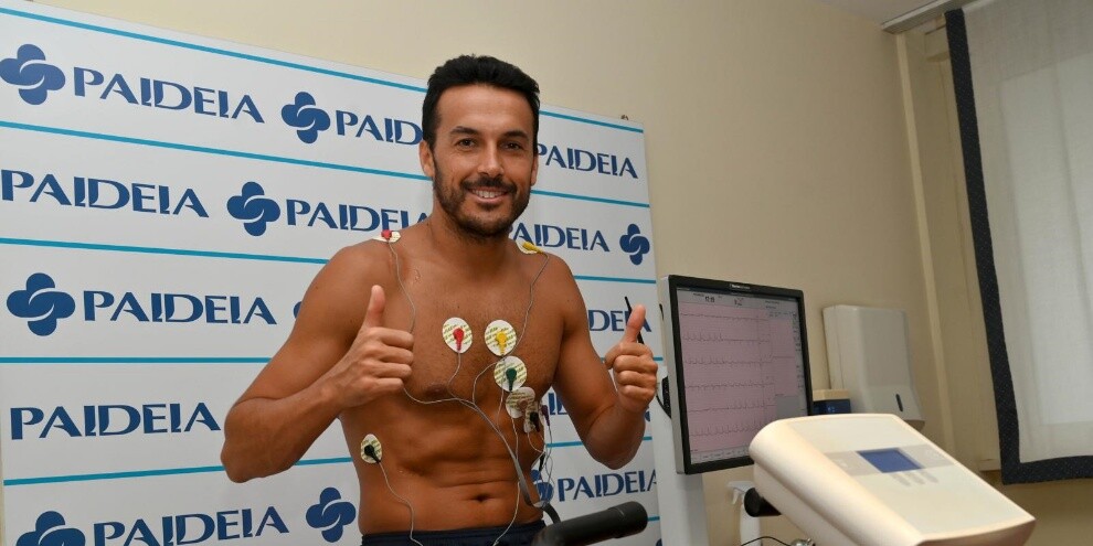 Lazio, Pedro completa le visite mediche in Paideia