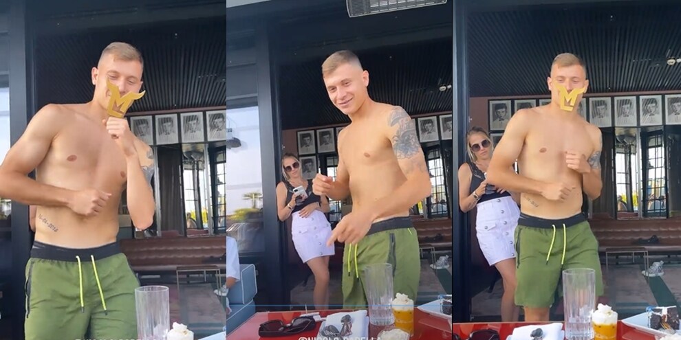 Barella, dopo la foto al Quirinale...balla scatenato al party di Lautaro