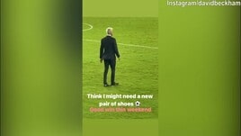 Beckham che classe, il palleggio è spettacolare