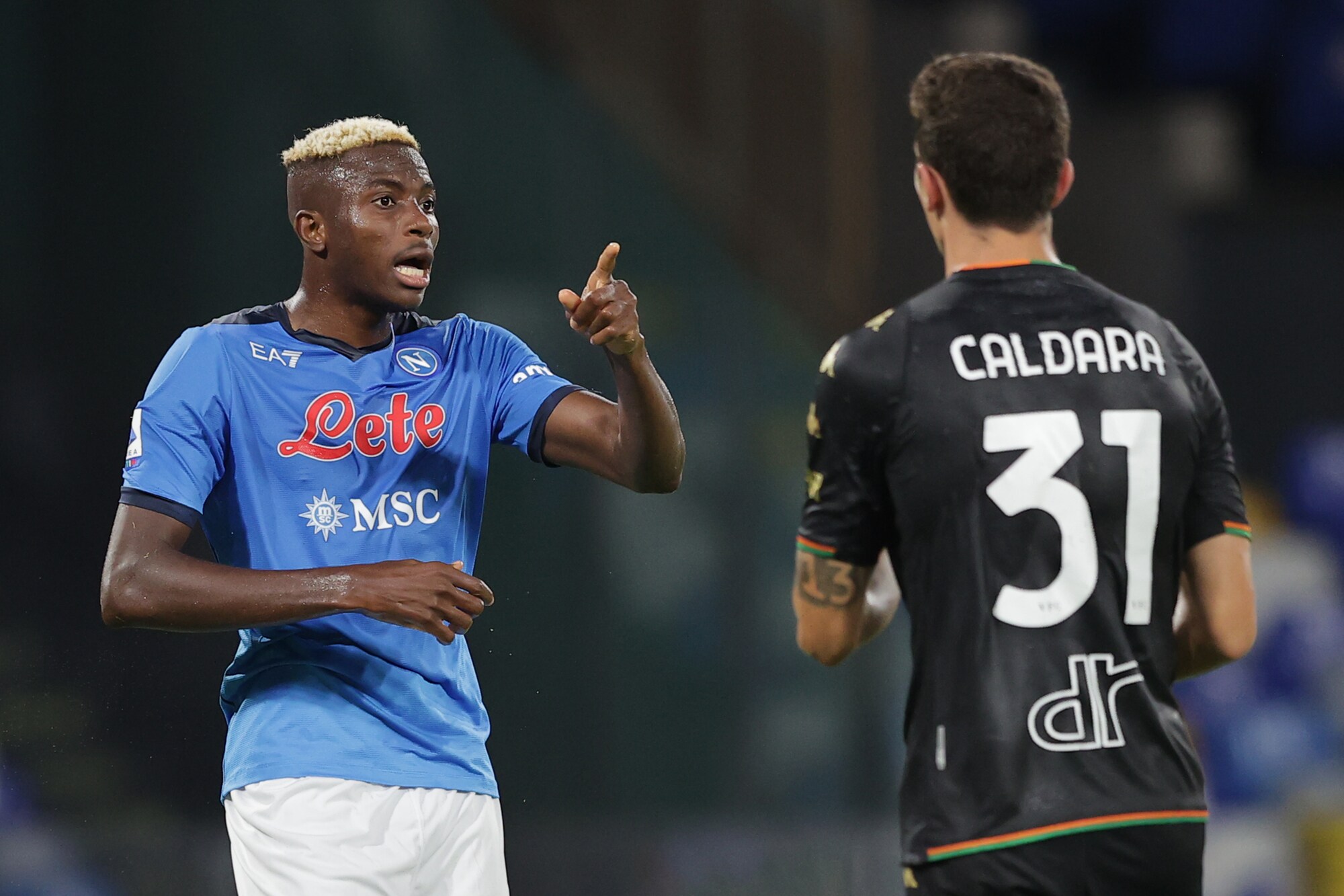 Poggi: “Rosso a Osimhen? Decisione opinabile, ma la reazione...“