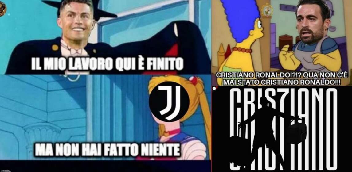 Ronaldo e l'addio alla Juve: il web si scatena