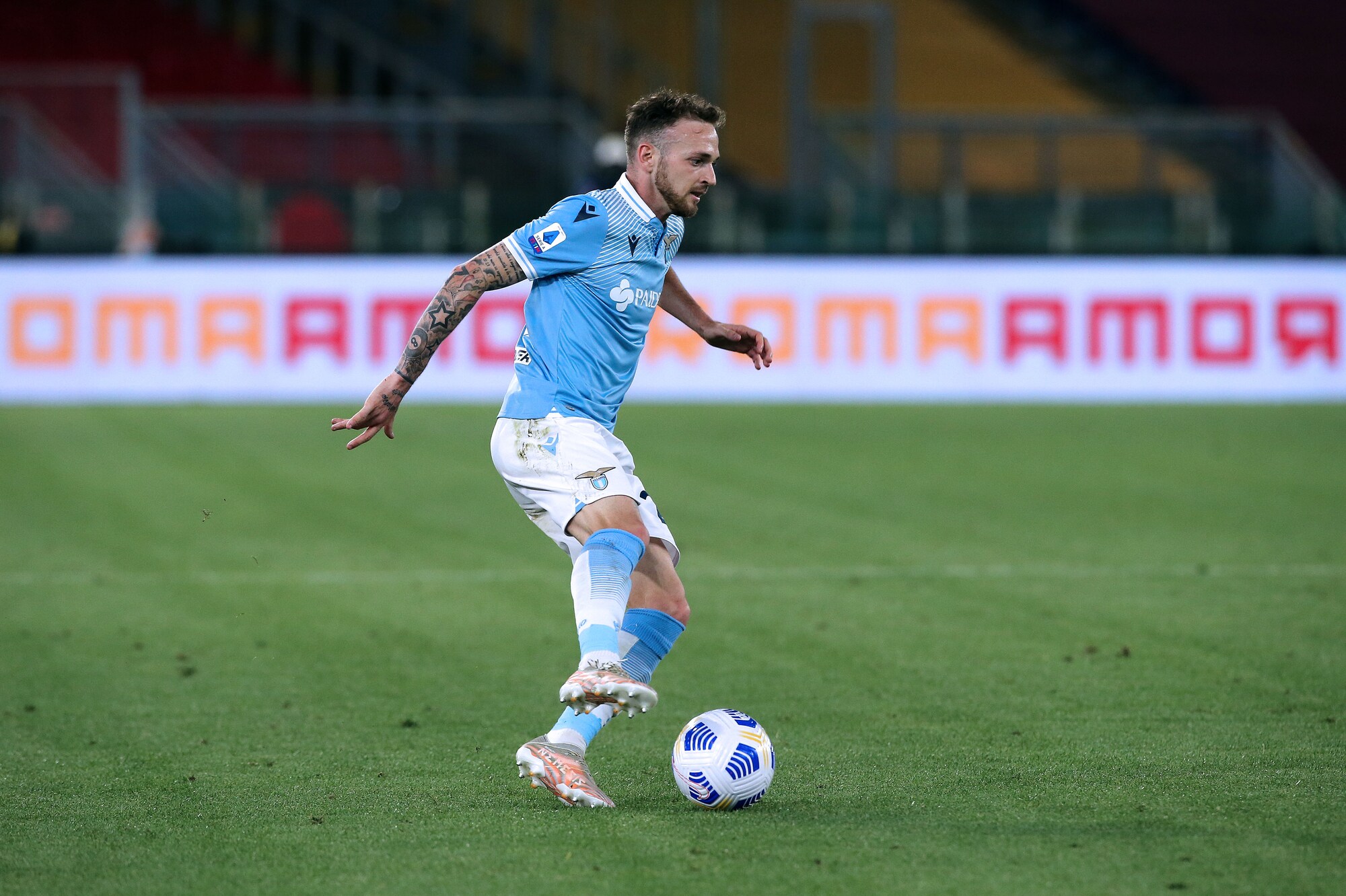 Lazio-Spezia, Lazzari esce al 25' per infortunio