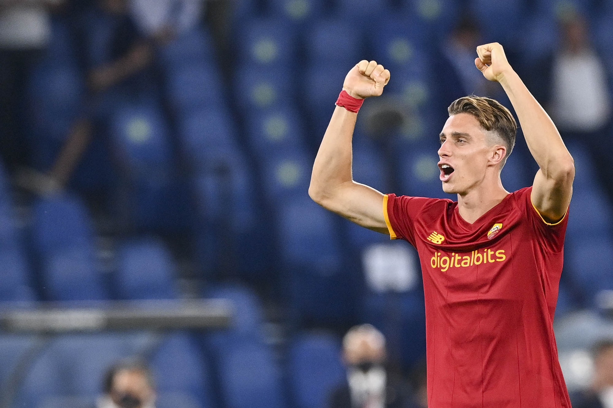 Roma, il momento di Calafiori: col Cska Sofia la prima all’Olimpico con i tifosi