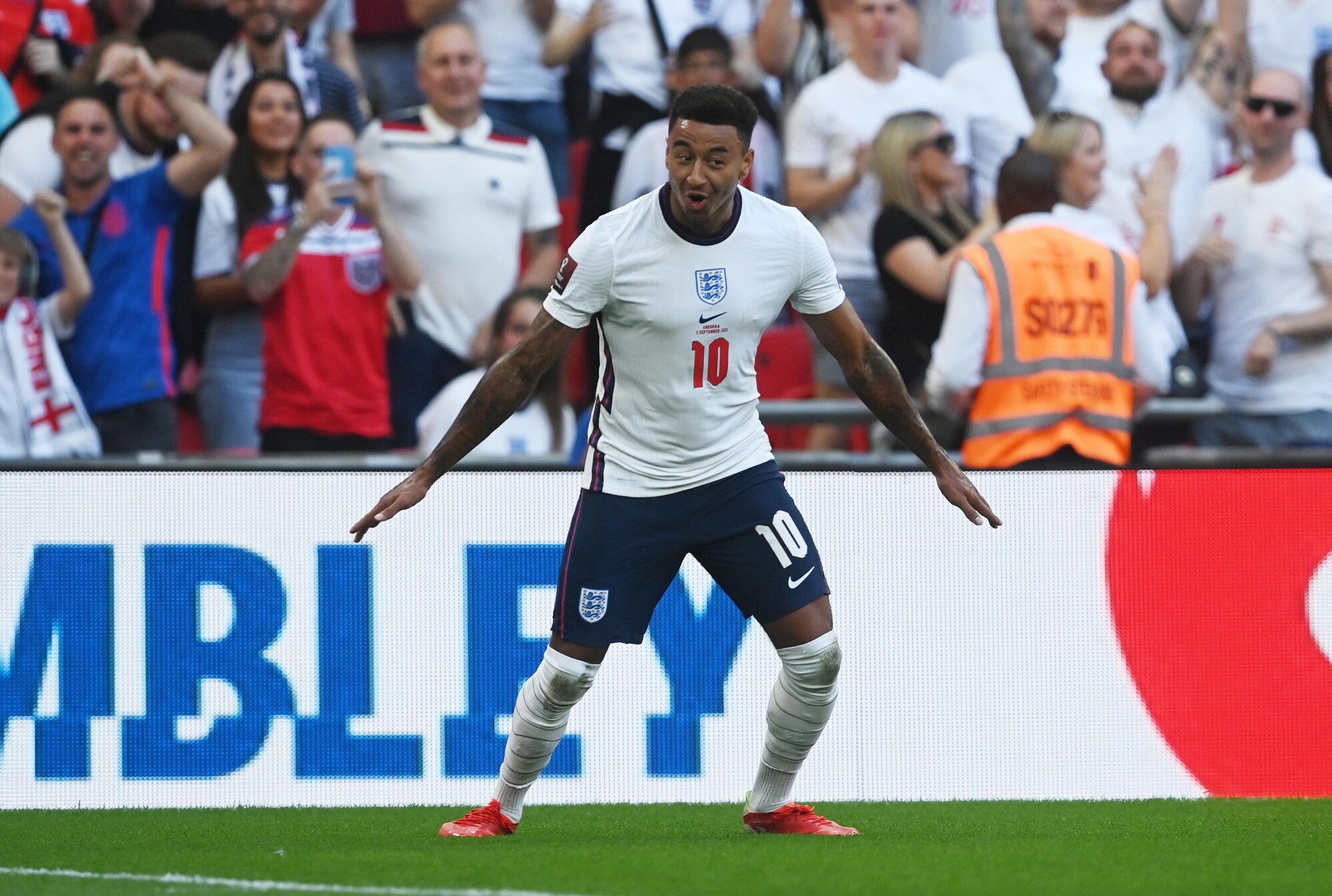 Lingard, un “Siuu“ per Ronaldo dopo il gol per l'Inghilterra