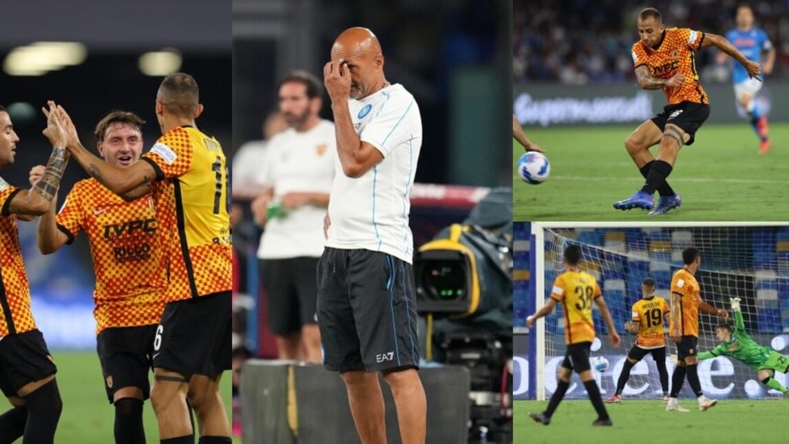 Benevento, che goleada al Napoli! Spalletti travolto 5-1