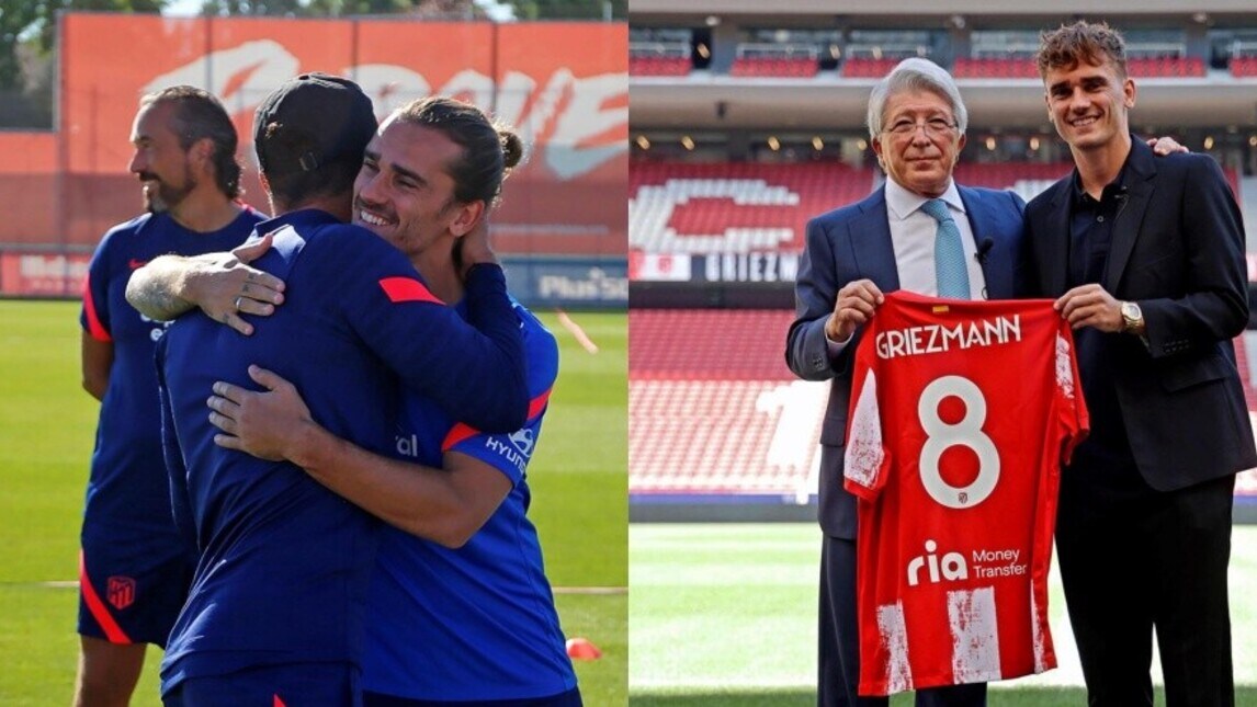 Griezmann, che abbraccio con Simeone! Indosserà la 8 di Saul