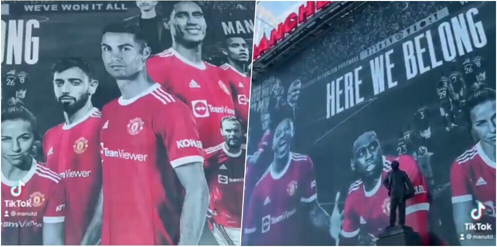 Ronaldo torna nell'immagine ufficiale del Manchester United