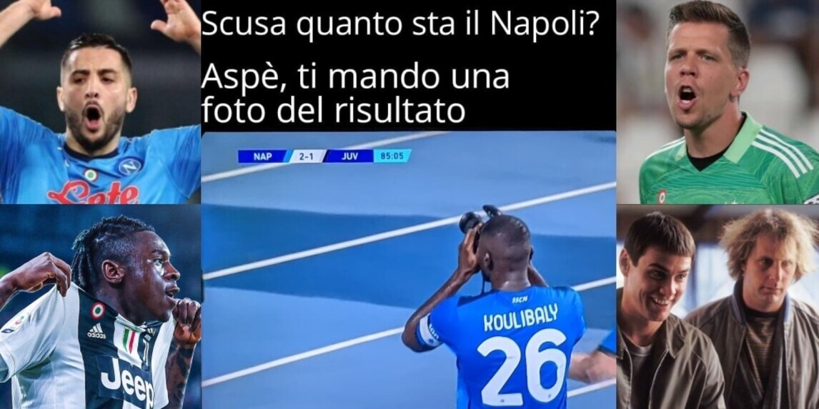 Napoli-Juve: dilaga l'ironia social su Szczesny, Manolas e Kean!