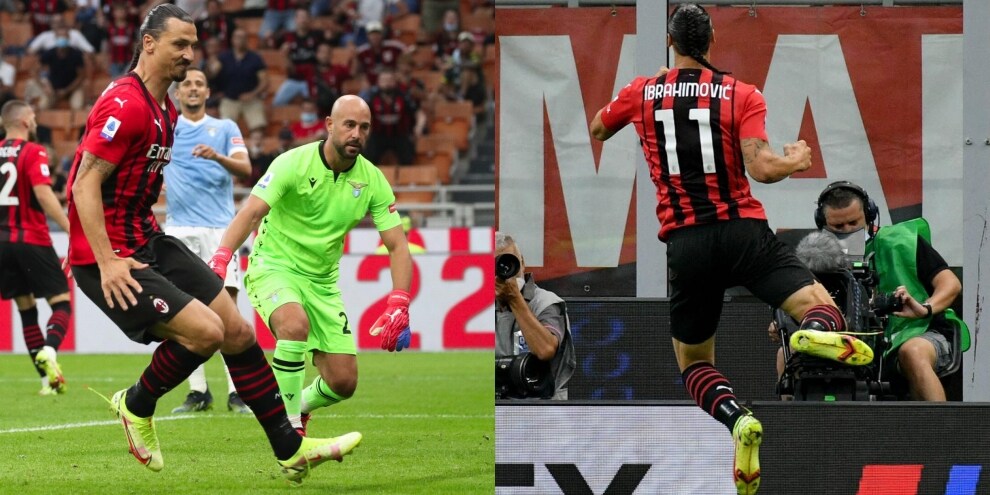 Incredibile Ibrahimovic: si fa la treccia e segna con le scarpe sciolte!