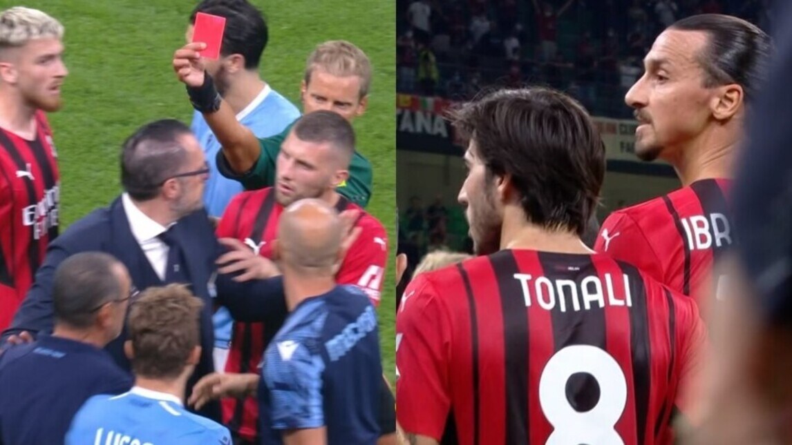 Milan-Lazio, la rabbia di Sarri a fine partita