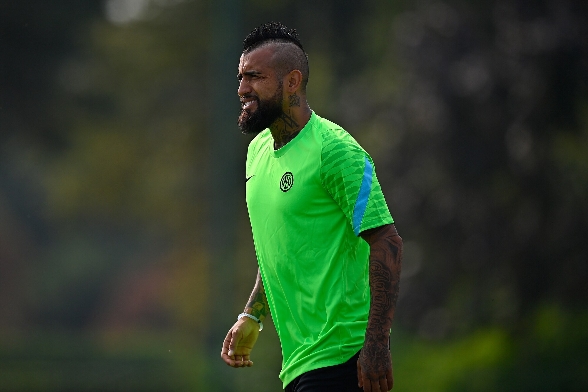 Inter, si ferma Vidal: risentimento muscolare