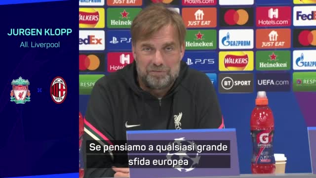 Klopp: "Un Milan forte. Ibra out? C'è Giroud..."