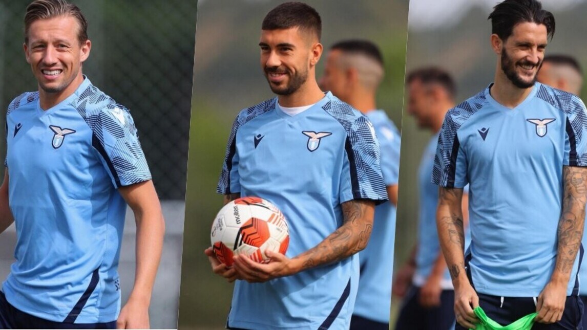 Lazio, quanti sorrisi in allenamento. E Sarri osserva…