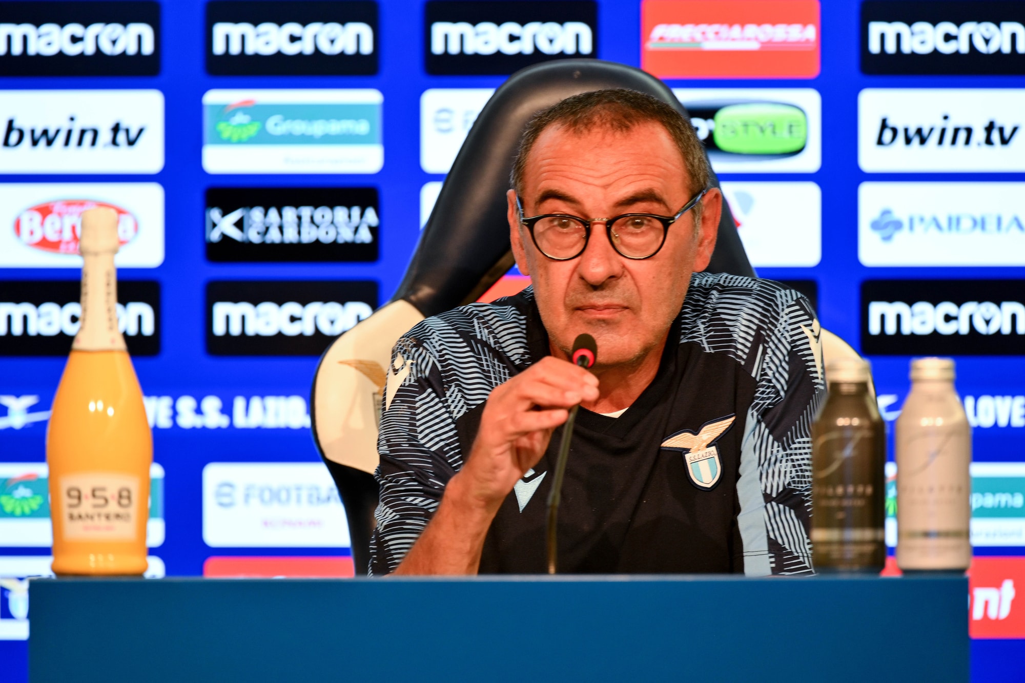 Lazio, Sarri: “Non mi sento in difficoltà. Visti passi da gigante“