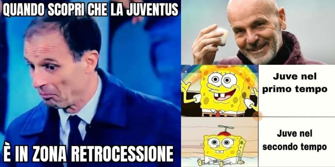 Juve-Milan, ironia social dopo il pareggio: le reazioni dei tifosi