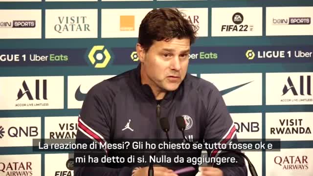 Pochettino: "Cambio Messi? Penso solo al bene della squadra"