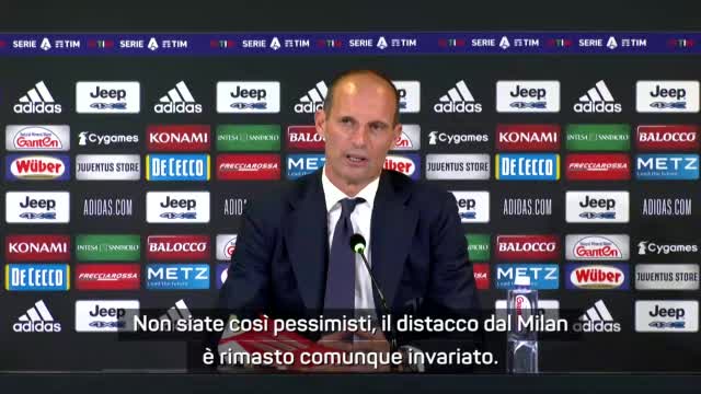 Allegri fiducioso: "Scudetto? Non siate pessimisti..."