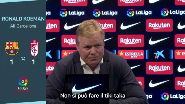  Koeman: "Il tiki taka? Non è più il Barça di otto anni fa"