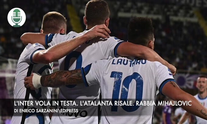 L'Inter vola in testa. L'Atalanta risale. Rabbia Mihajlovic