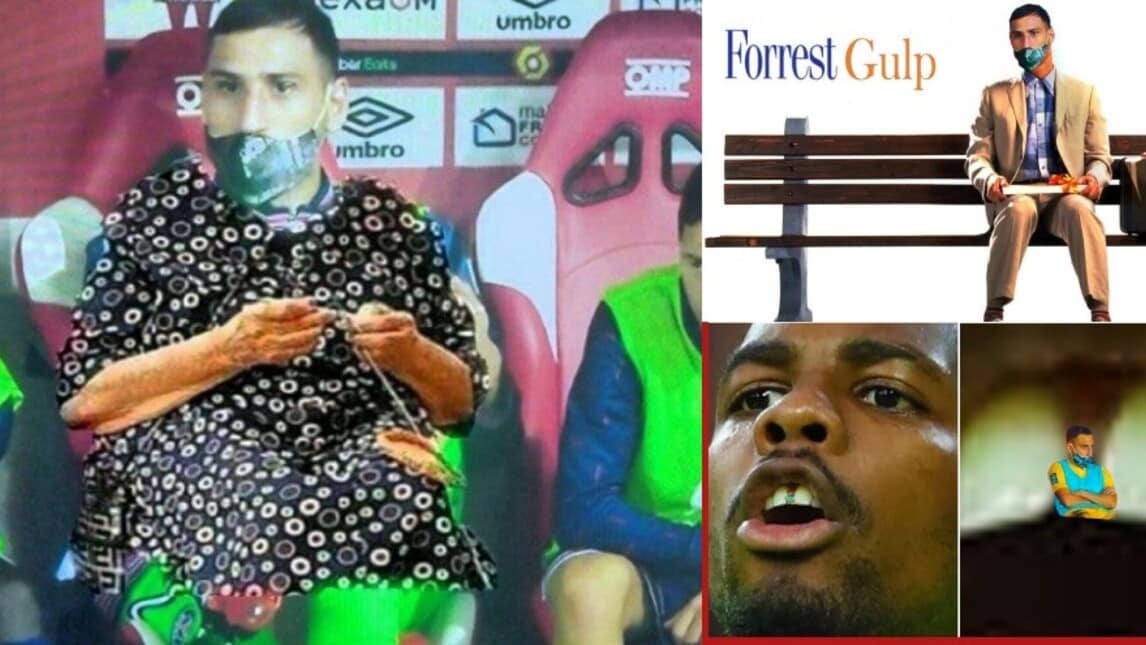 Donnarumma scontento al Psg: meme e ironie sui social