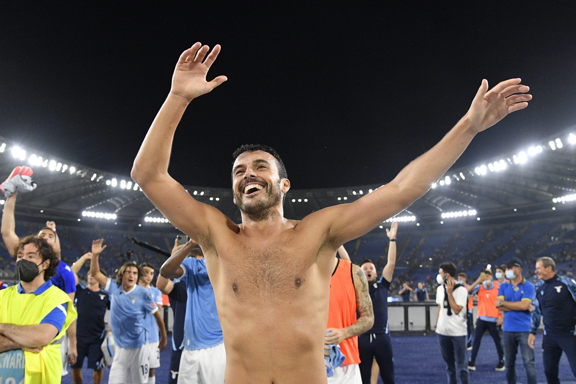Pedro: “La Lazio una famiglia, felice per il gol nel derby“