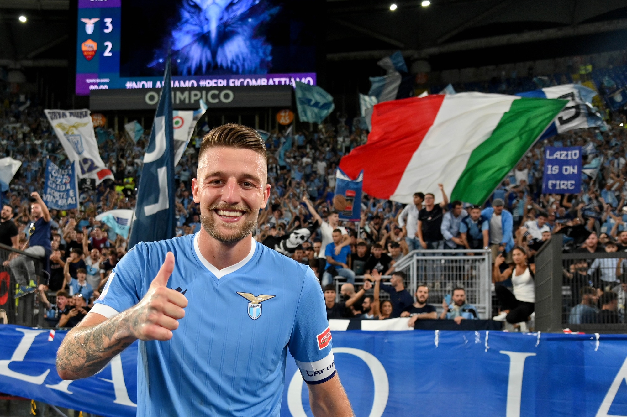 Lazio, Milinkovic su Inzaghi: “Che strano affrontarlo da avversario“