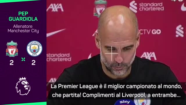 Pep sulla Premier: "È il miglior campionato al mondo. Eccezionale Bernardo Silva"