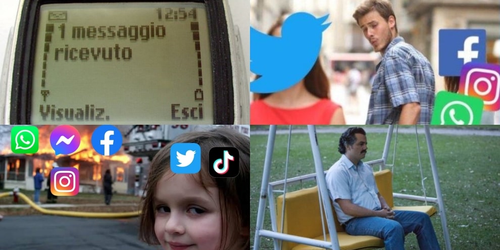 Social down, su Twitter dilaga l'ironia su WhatsApp, Instagram e Facebook