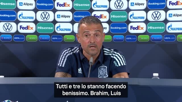 Luis Enrique su Brahim Diaz, Luis Alberto e Fabian Ruiz: "Porta aperta per loro"