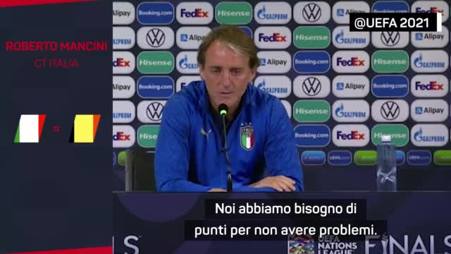 Belgio senza Lukaku, Mancini: "Saranno comunque motivati"