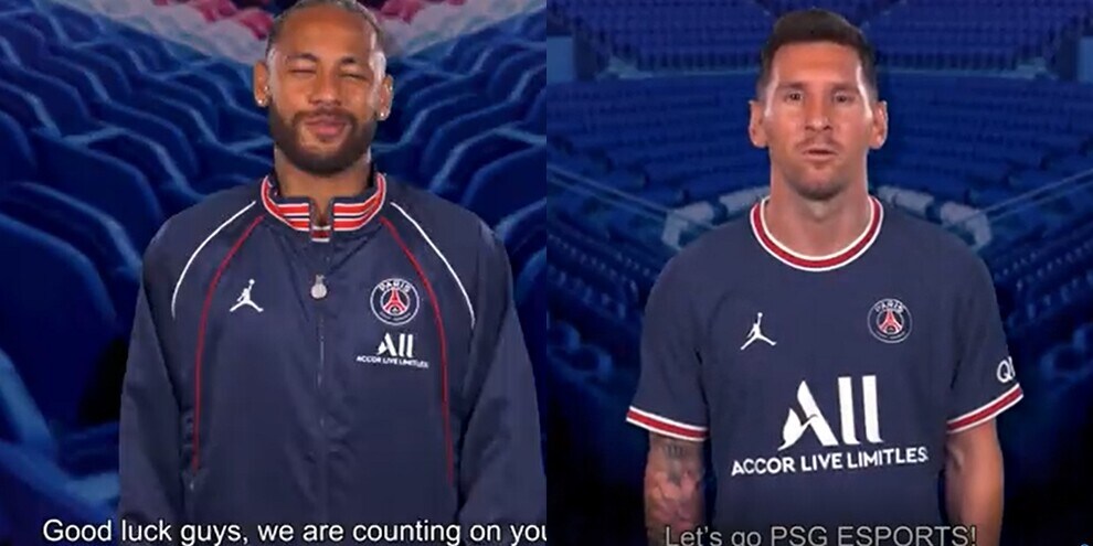 Messi e Neymar: auguri speciali al PSG per l'esordio a LOL