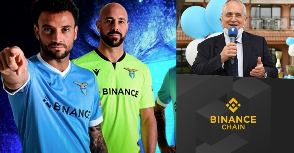 Lazio-Binance, tutti i dettagli del nuovo sponsor