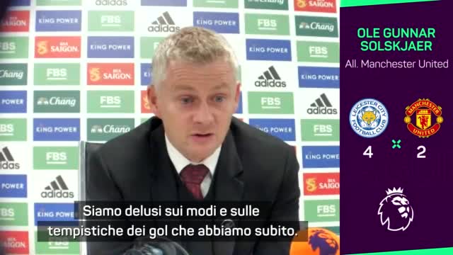 Solskjaer: "Prendere quattro gol così..."