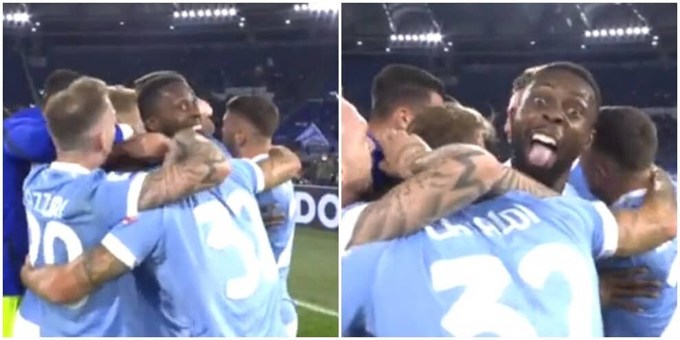Lazio, virale l'esultanza di Akpa Akpro dopo il 3-1 all'Inter