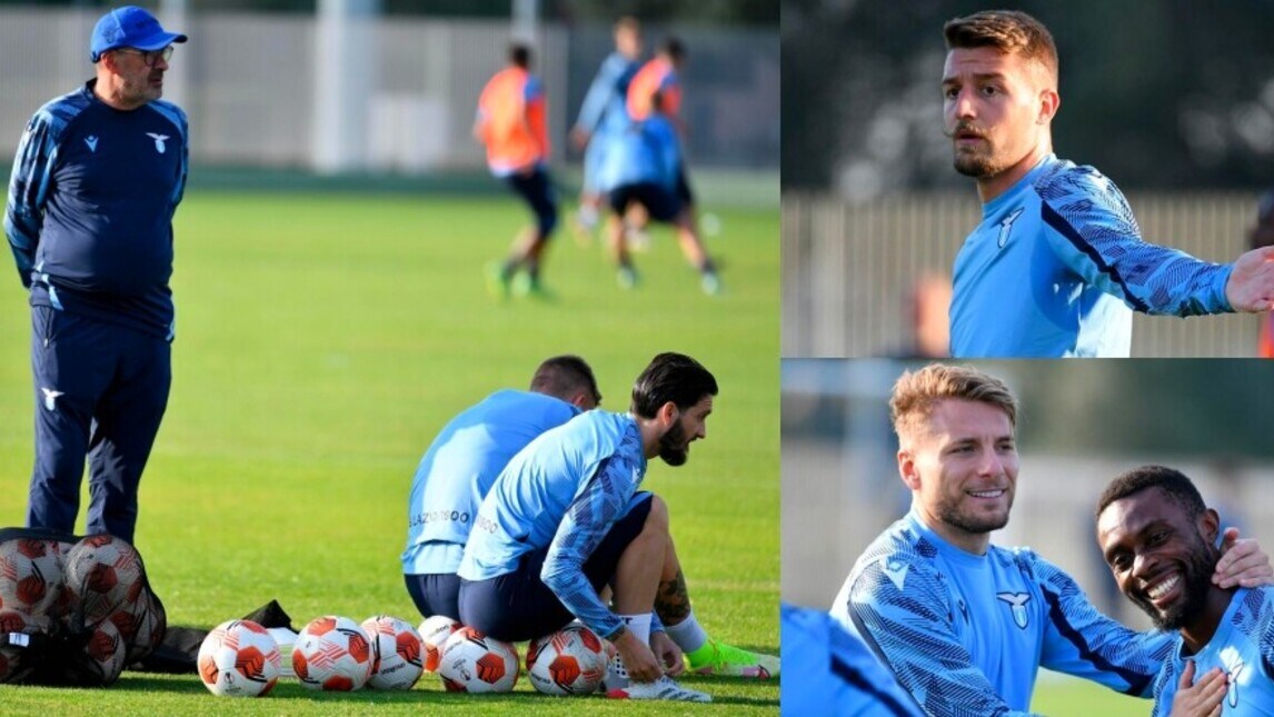 Lazio, rifinitura pre-Marsiglia: Luis Alberto in gruppo