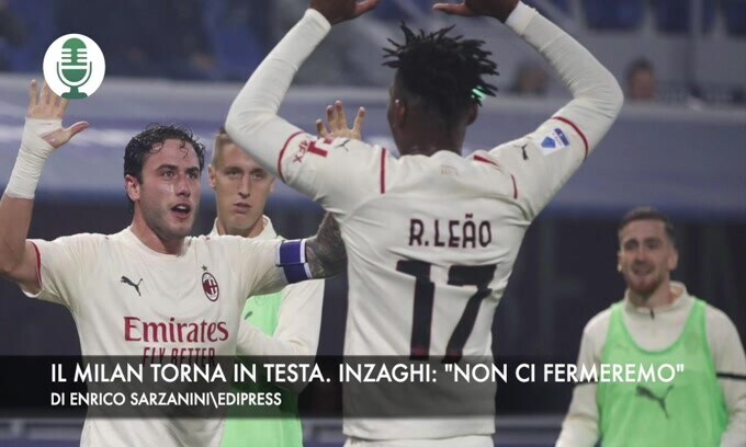 Serie A: il Milan torna in testa. Inzaghi: "Non ci fermeremo"