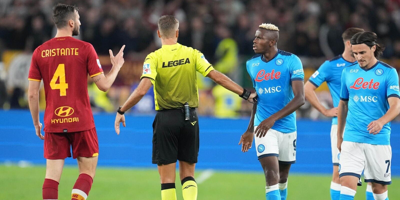Cori contro Osimhen in Roma-Napoli: supplemento di indagine