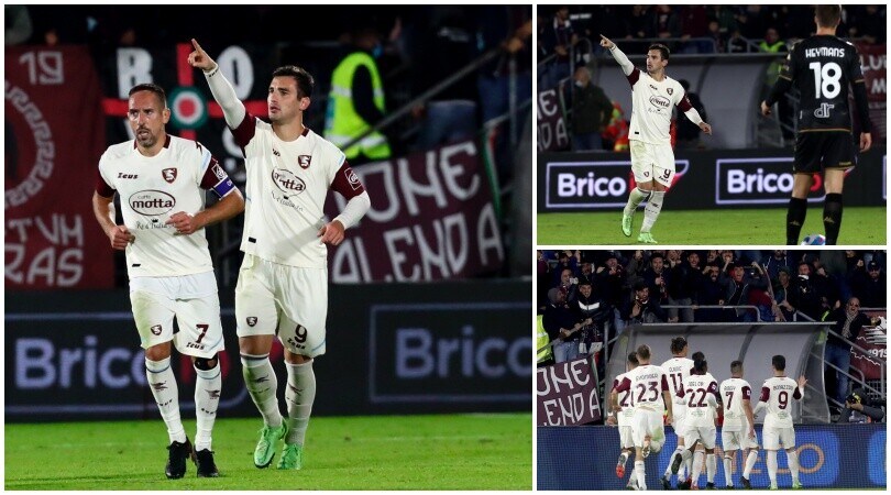 Bonazzoli e Schiavone fanno volare la Salernitana. Venezia ko