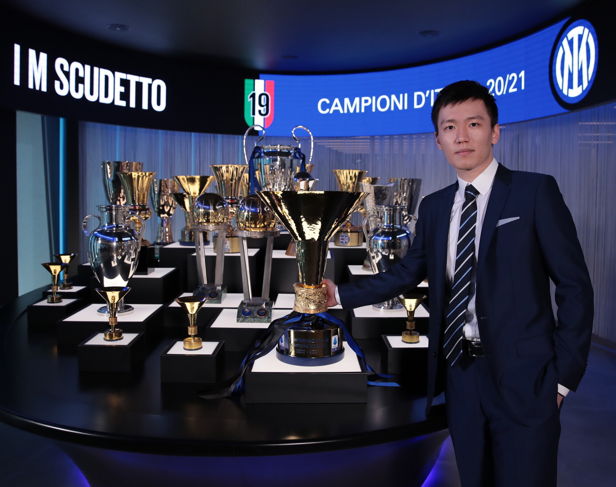 Inter, Zhang ricorda lo scudetto: “Un'impresa memorabile“
