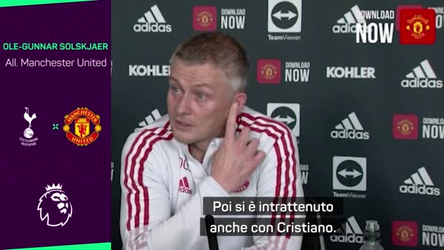 Solskjaer: "Sir Alex? Ha parlato con me e Cristiano"