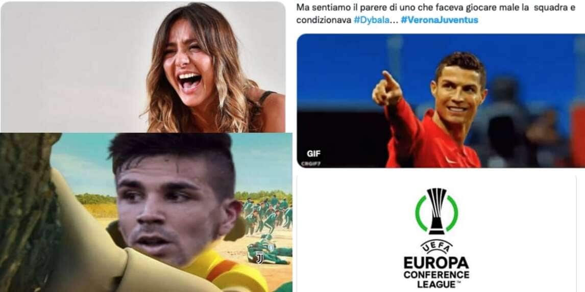 La Juve affonda a Verona, i social non perdonano i bianconeri