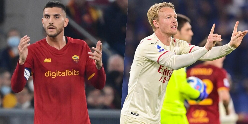 Roma-Milan, le pagelle: Pellegrini prova a reagire, Kjaer muro invalicabile