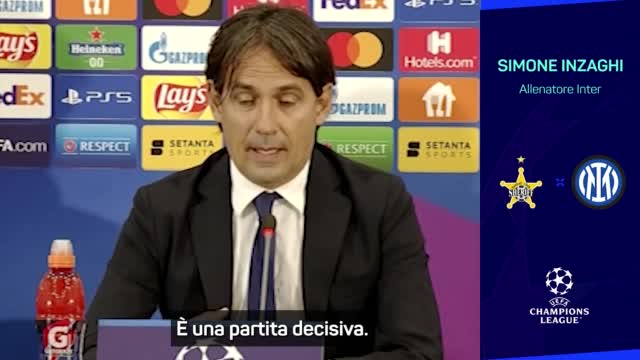 Inzaghi resta concentrato: "Il derby? Con lo Sheriff è decisiva"
