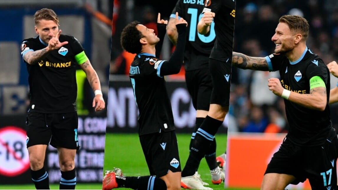 Lazio, Immobile re del gol. Ma con il Marsiglia è 2-2