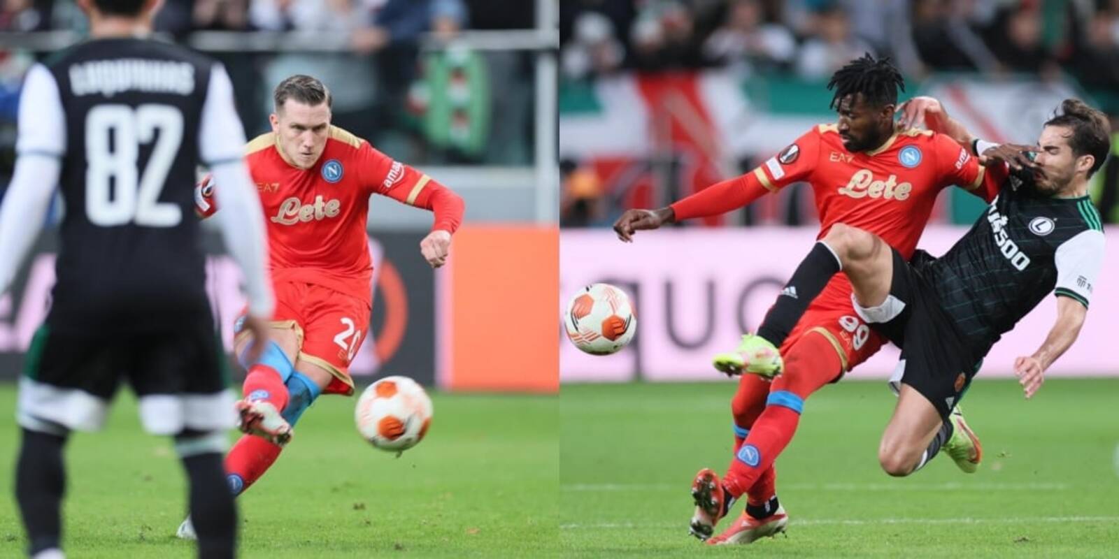 Pagelle Legia Varsavia-Napoli: Zielinski elegante, Anguissa "normale"