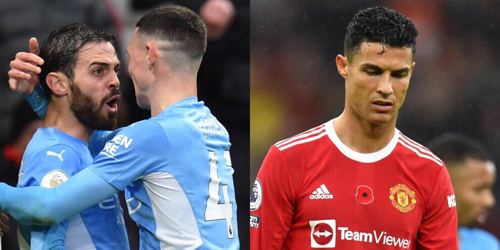 City dominante a -3 dal Chlesea: Ronaldo e United battuti 2-0