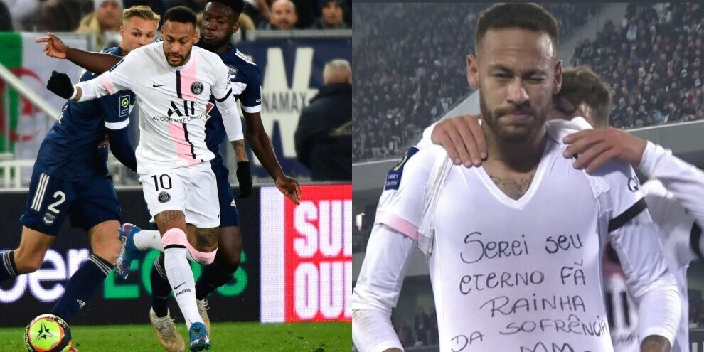 Tris Psg al Bordeaux: Neymar, doppietta e dedica