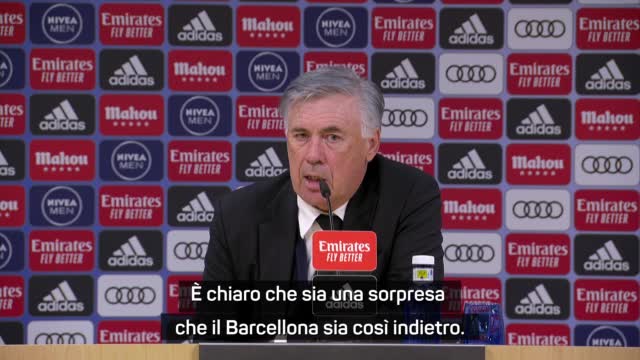 Ancelotti accoglie Xavi: "Lui e il Barça hanno le qualità per risalire"