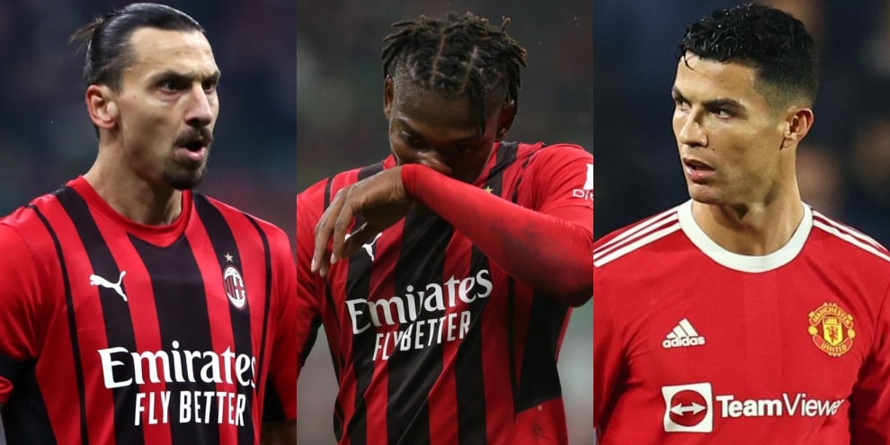 Leao tra Ibrahimovic e Ronaldo: la gaffe e il tweet riparatore